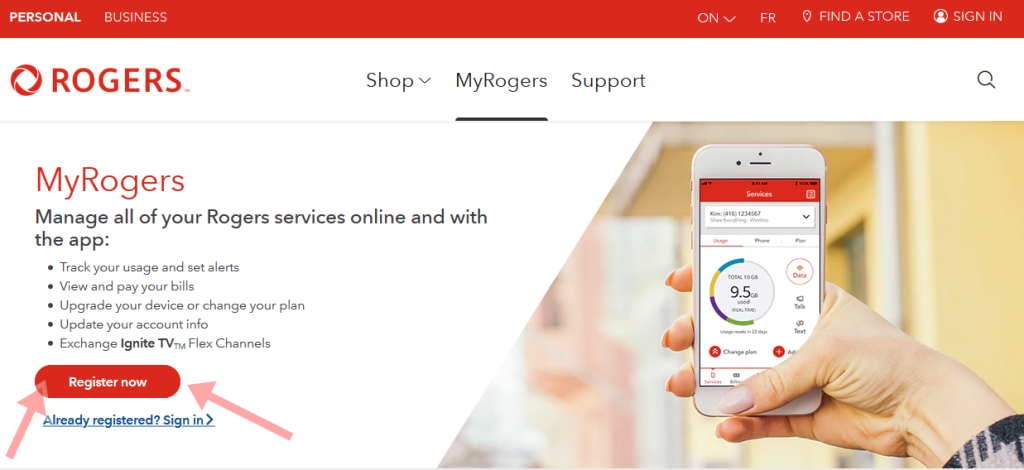 MyRogers Account Login